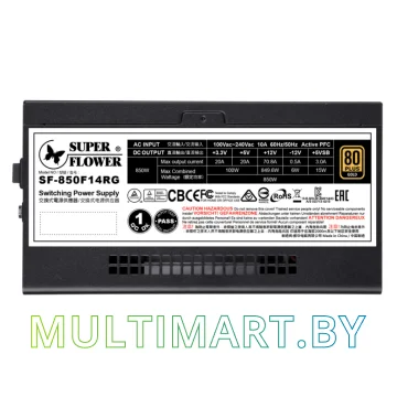 Блок питания Super Flower Leadex III Gold ARGB 850W (SF-850F14RG) картинка 4